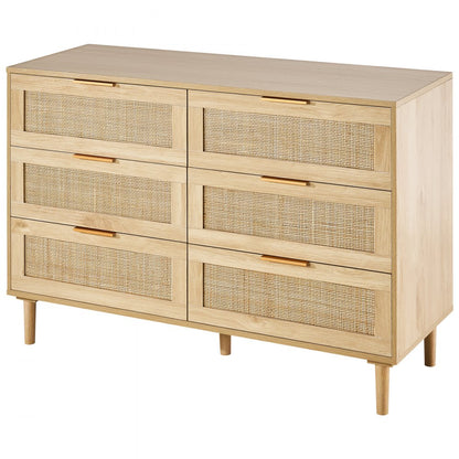 SR191630ND - Versatile Rattan Dresser with Anti-tip Features and Smooth Drawers