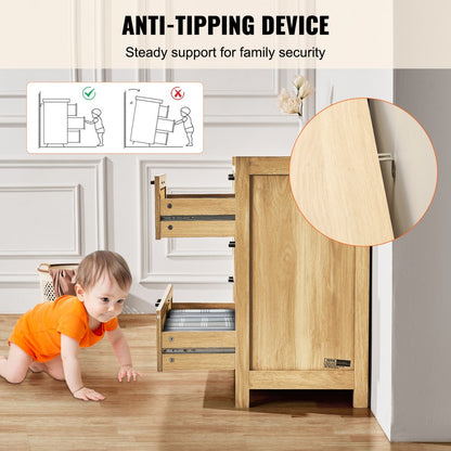 SR247181 - 7-Drawer Rattan Dresser for Stylish Organization