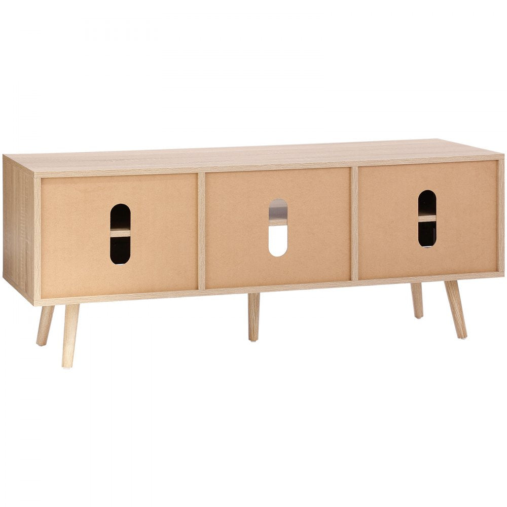 10FJTRTVO10A - 47"x16" Rattan TV Stand for 55" TVs, Stylish Storage Solution