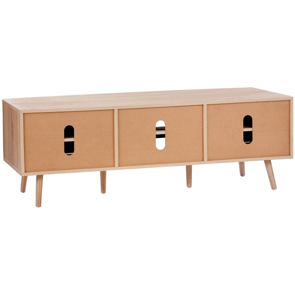 11FJTRTVO1BC - 55in Rattan TV Stand for 65in TVs with USB Ports