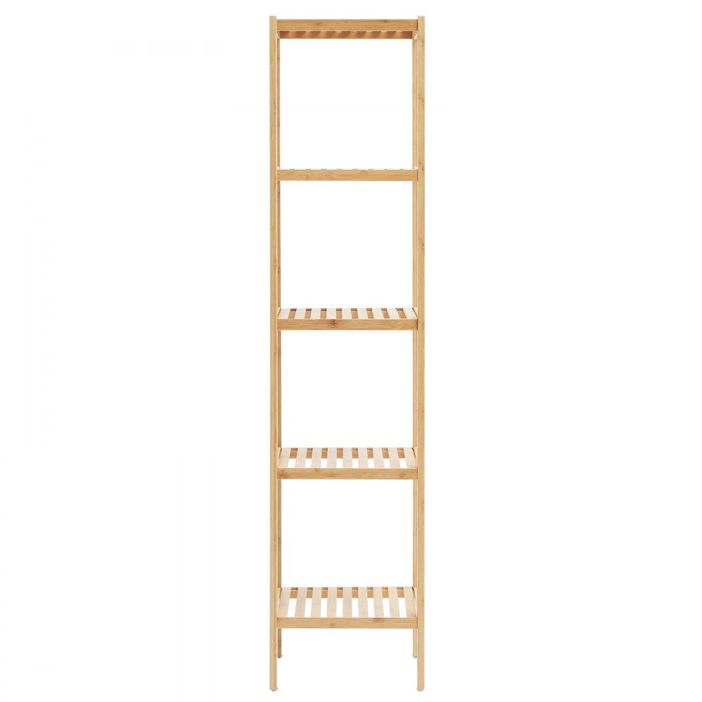 OPX-BCB55N - Bamboo 5-Tier Shelf for Organizing Spaces and Storing Essentials