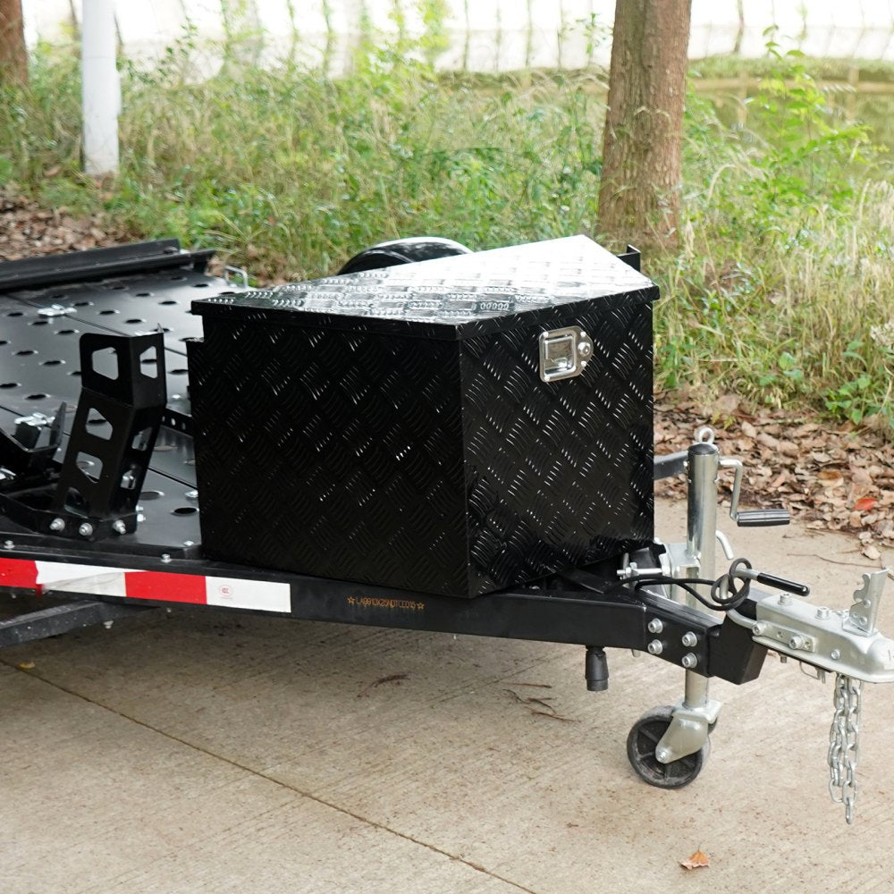 JL-TB09-4 - Heavy Duty Aluminum Trailer Tongue Box with Lock & Weatherproof Seal