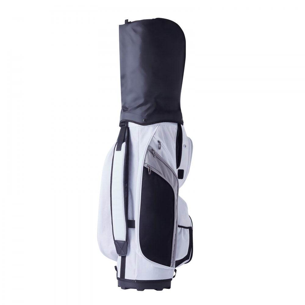 LS-10124 - Lightweight 14-Way Golf Bag with 13 Pockets & Durable Nylon