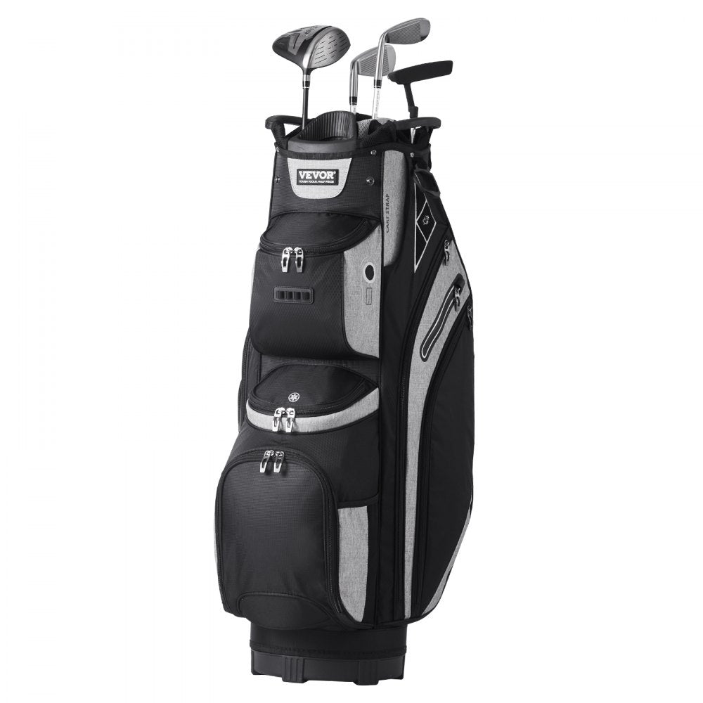 LS-92104 - 14-Way Organizer Golf Bag with 13 Pockets and Dust Cover