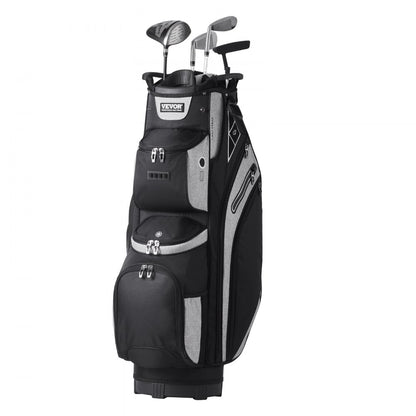 LS-92104 - 14-Way Organizer Golf Bag with 13 Pockets and Dust Cover