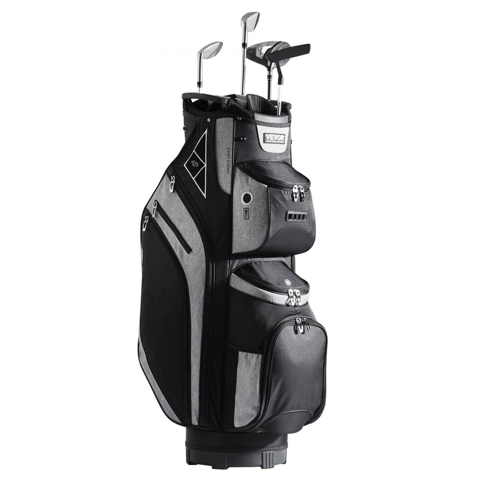 LS-92104 - 14-Way Organizer Golf Bag with 13 Pockets and Dust Cover