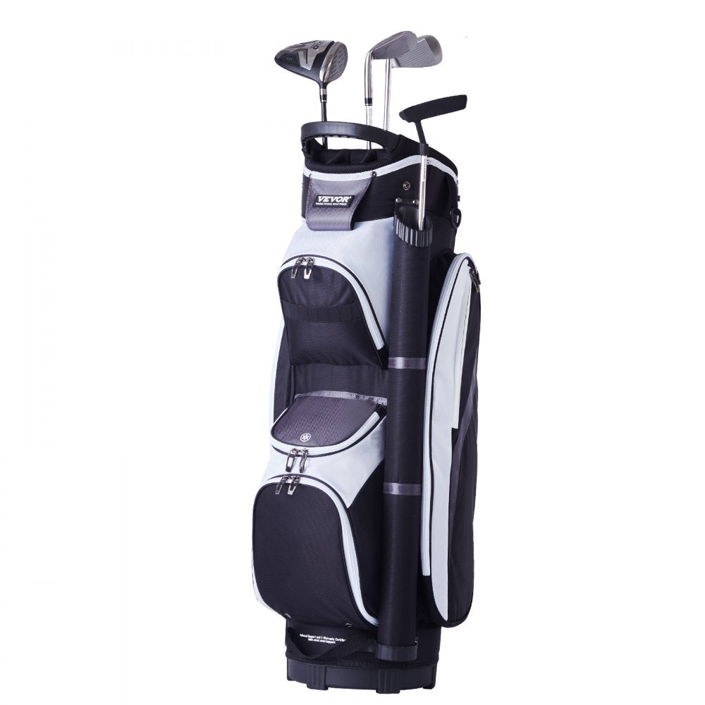 LS-92165 - Durable Nylon Golf Bag with 14-Way Top Organizer and 7 Pockets