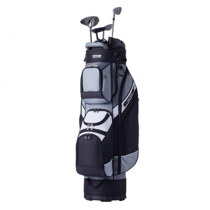 LS-10122 - 14-Way Organizer Golf Cart Bag with 13 Pockets and Handles