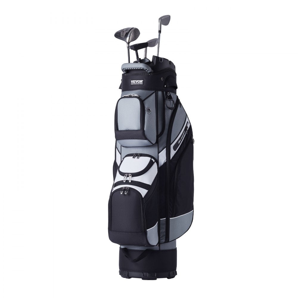LS-10122 - 14-Way Organizer Golf Cart Bag with 13 Pockets and Handles