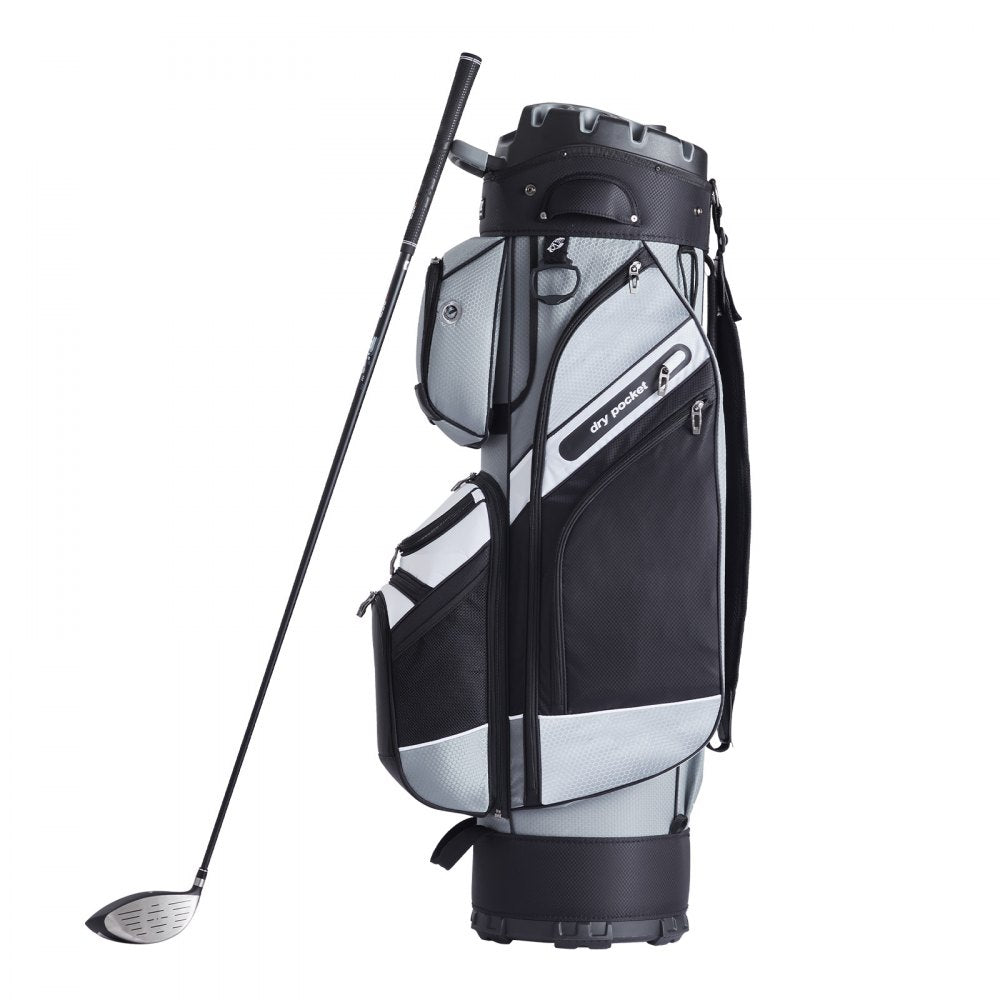 LS-10122 - 14-Way Organizer Golf Cart Bag with 13 Pockets and Handles