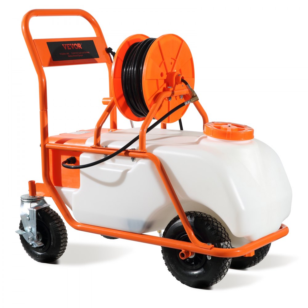 010281078556 - 15 Gallon Battery-Powered Lawn Sprayer with Adjustable Nozzles