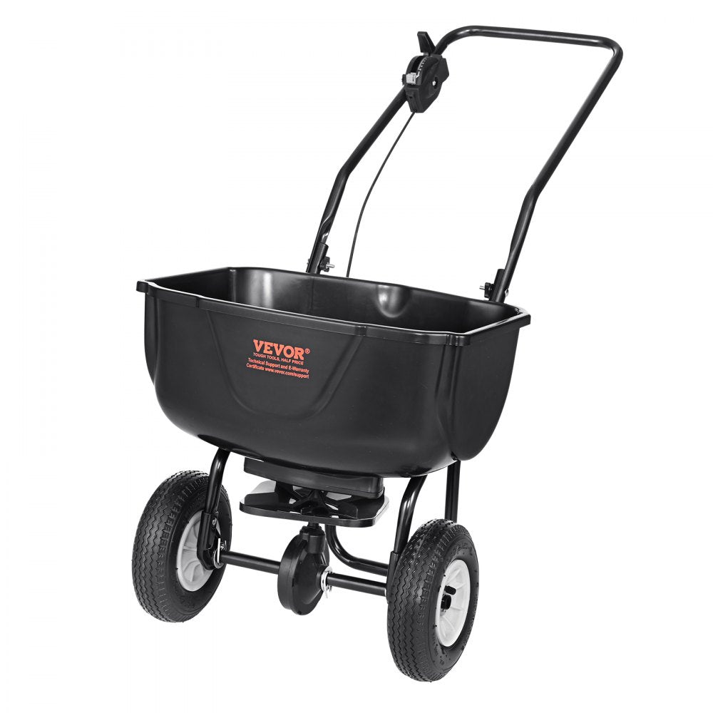 GT1606A - 60LB Walk-Behind Spreader with 20L Hopper & Adjustable Spread Width