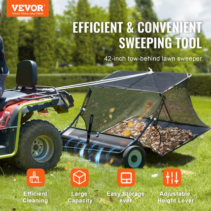 TC5001B - 42" Adjustable Lawn Sweeper for ATVs and Tractors