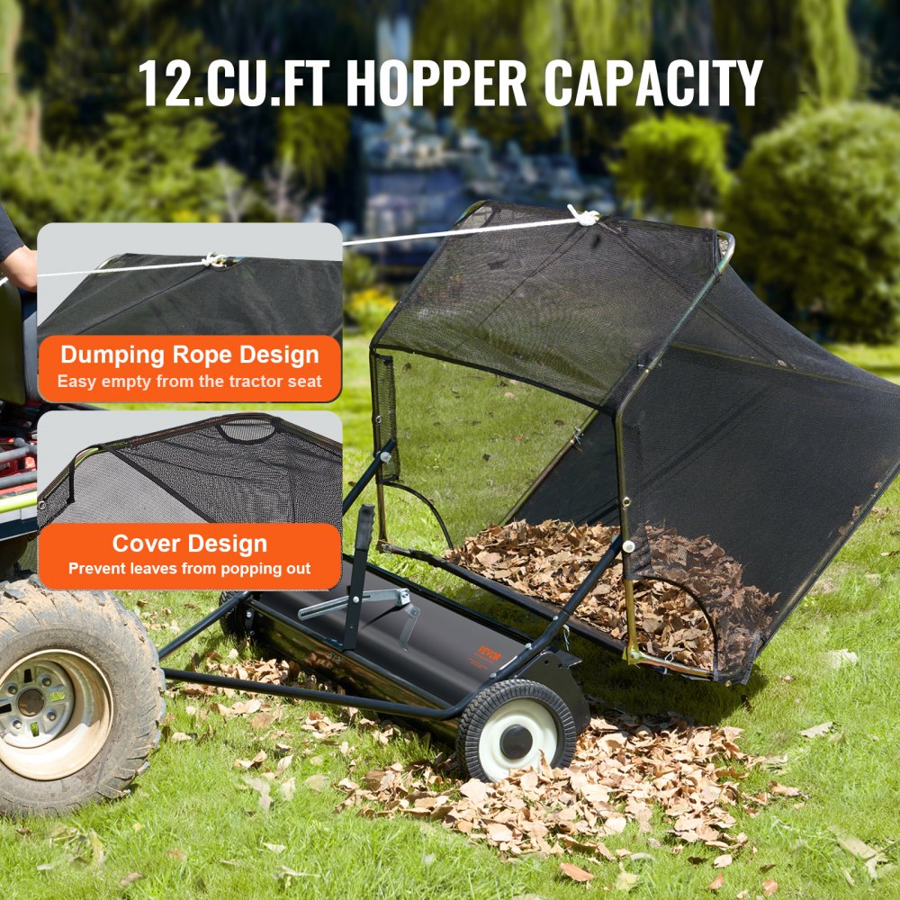 TC5001B - 42" Adjustable Lawn Sweeper for ATVs and Tractors