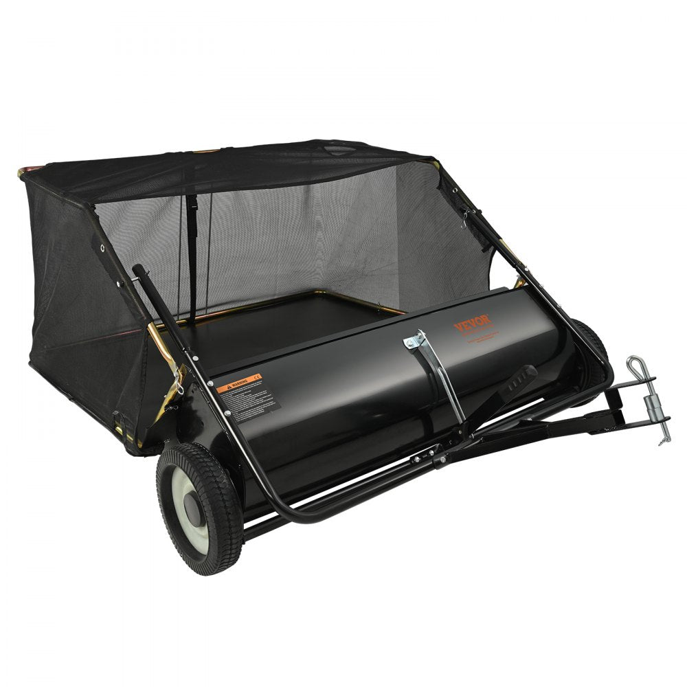GT1112 - 42.5" Tow-Behind Lawn Sweeper with Adjustable Height and Large Hopper