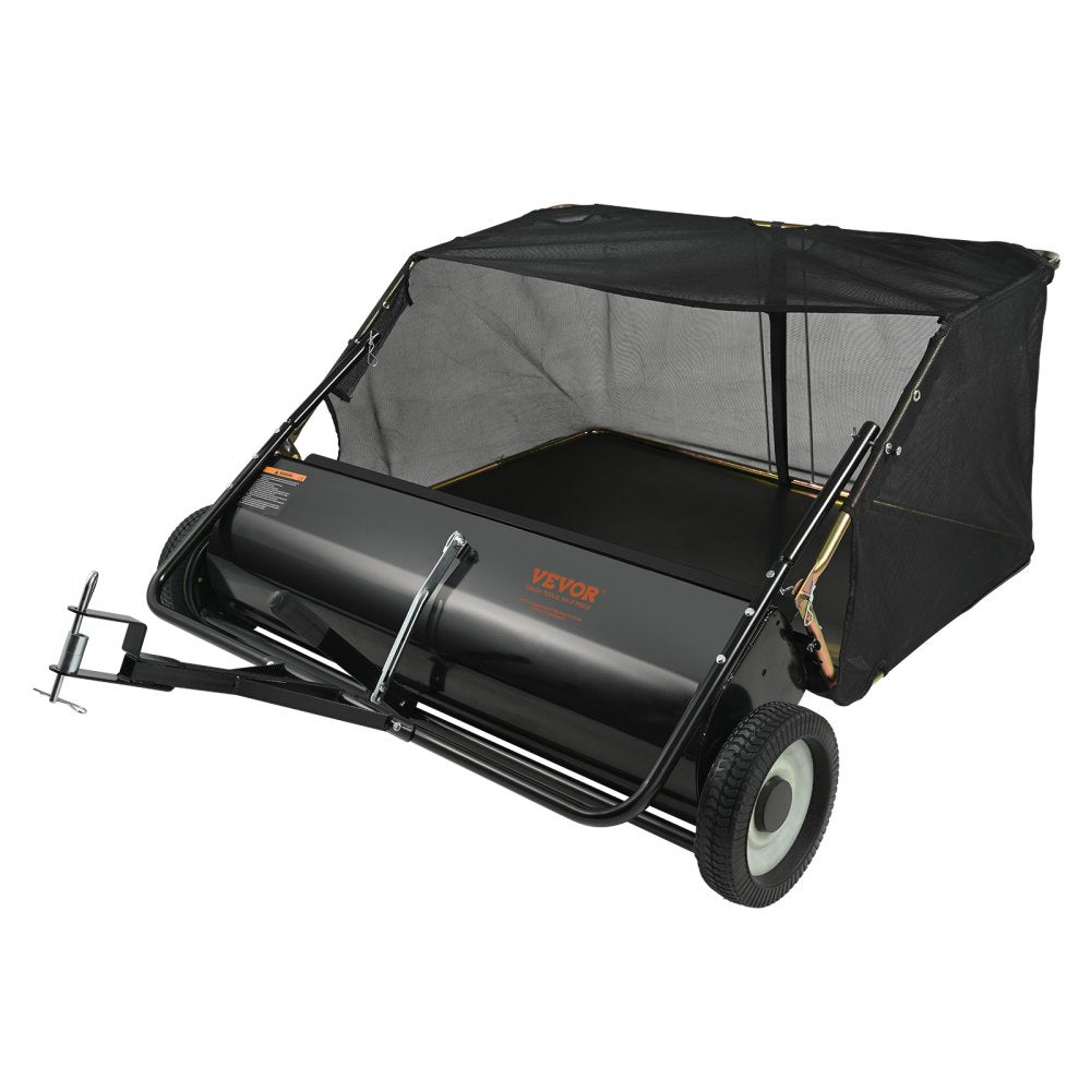 GT1112 - 42.5" Tow-Behind Lawn Sweeper with Adjustable Height and Large Hopper