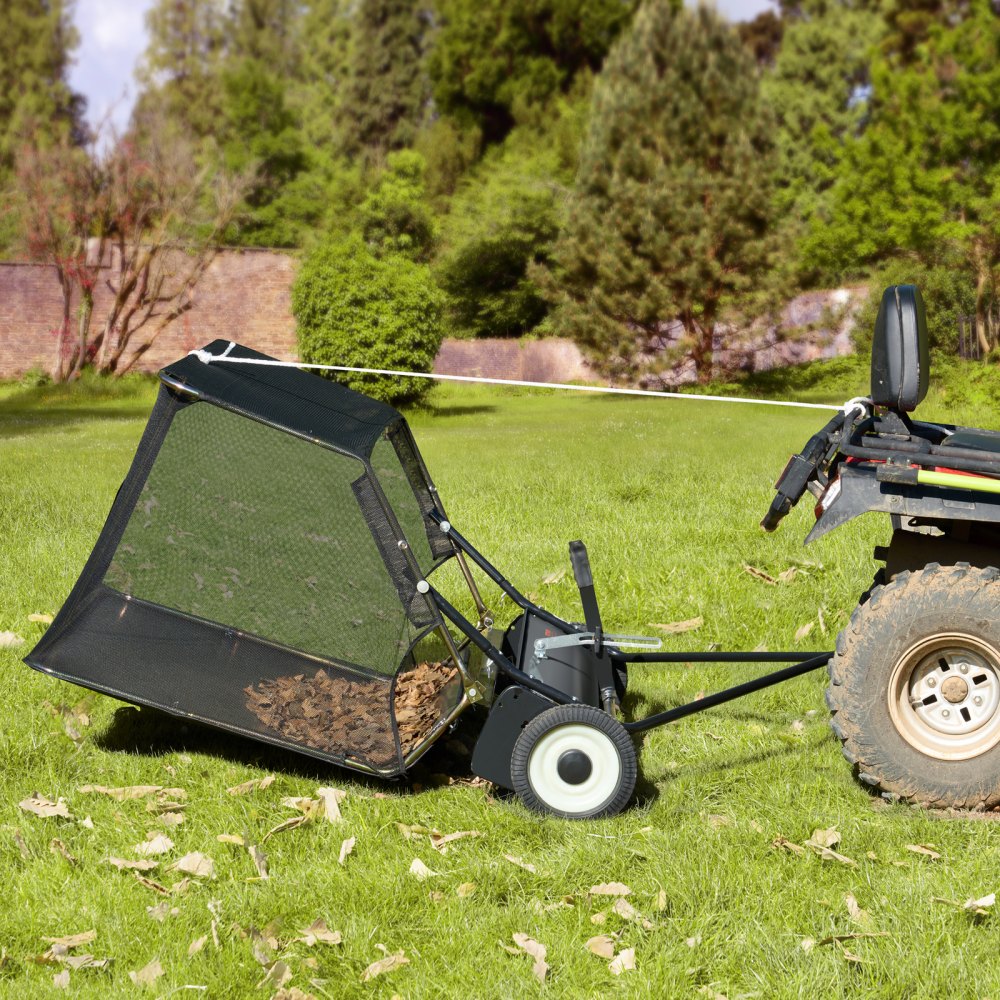 TC5001D - 52" Adjustable Tow-Behind Lawn Sweeper with 26 cu.ft. Bag