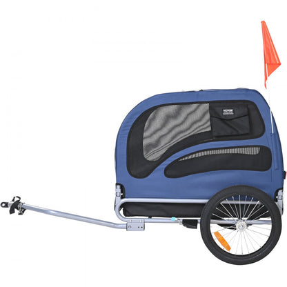 DT815 - VEVOR 31.9" Dog Bike Trailer, Supports Pets Up to 100 lbs