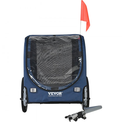 DT815 - VEVOR 31.9" Dog Bike Trailer, Supports Pets Up to 100 lbs