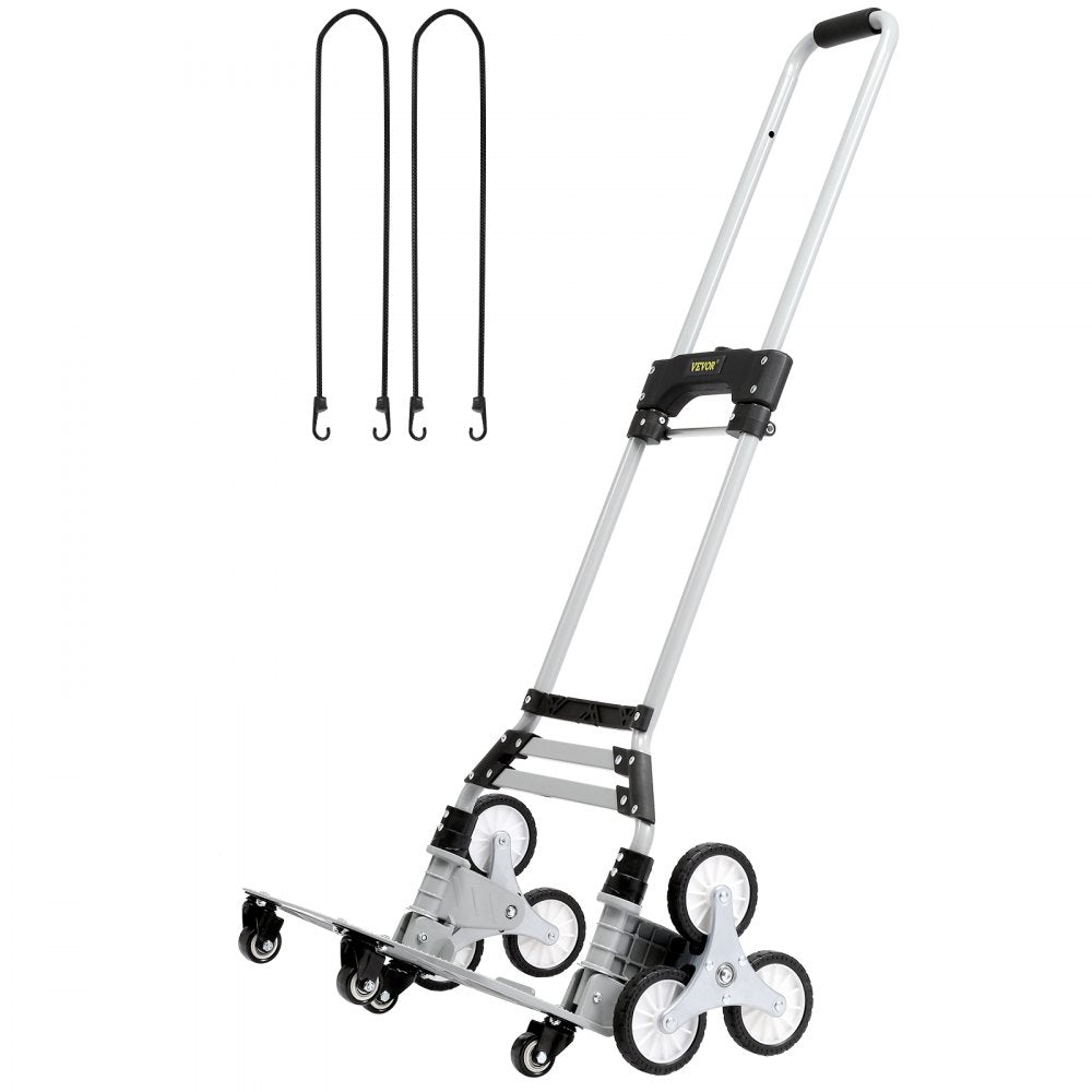 010332146329 - VEVOR Heavy-Duty Stair Climbing Hand Truck, 220 lbs Capacity