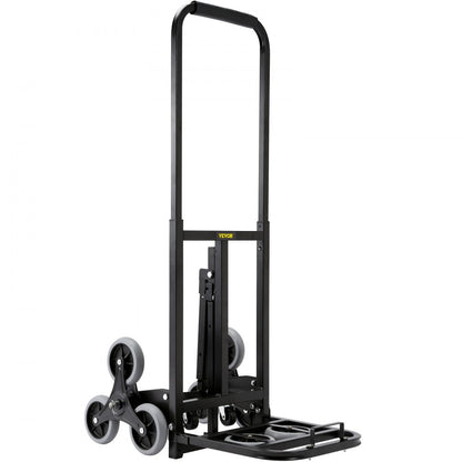 010985920340 - Heavy-Duty VEVOR Stair Climbing Hand Truck, Adjustable Handle & 375 lbs Capacity