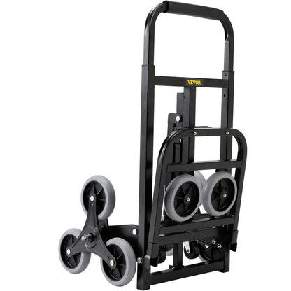 010985920340 - Heavy-Duty VEVOR Stair Climbing Hand Truck, Adjustable Handle & 375 lbs Capacity