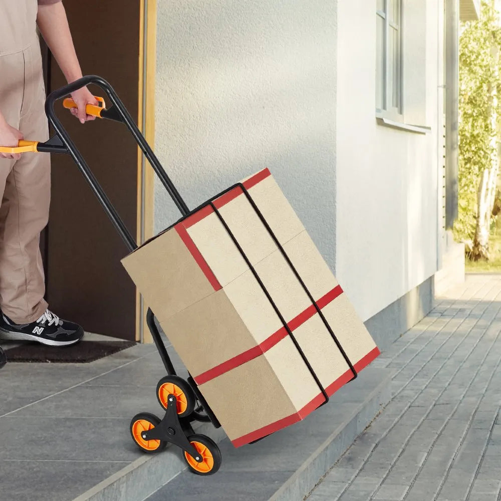 KT2027B - Heavy Duty Carbon Steel Stair Climbing Cart with 6 Wheels