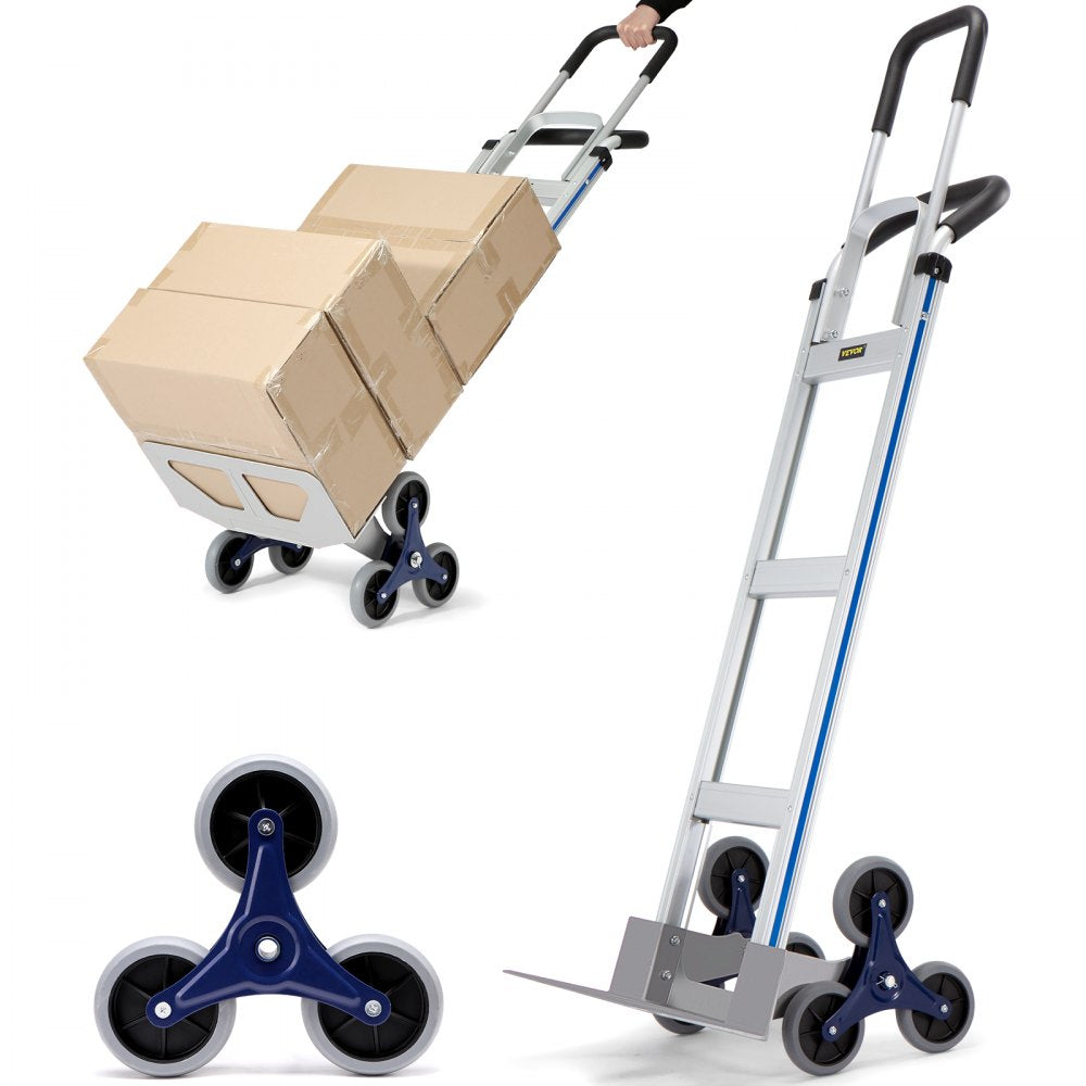 010124055633 - Heavy-Duty Stair Climbing Cart, 550 lbs Load Capacity