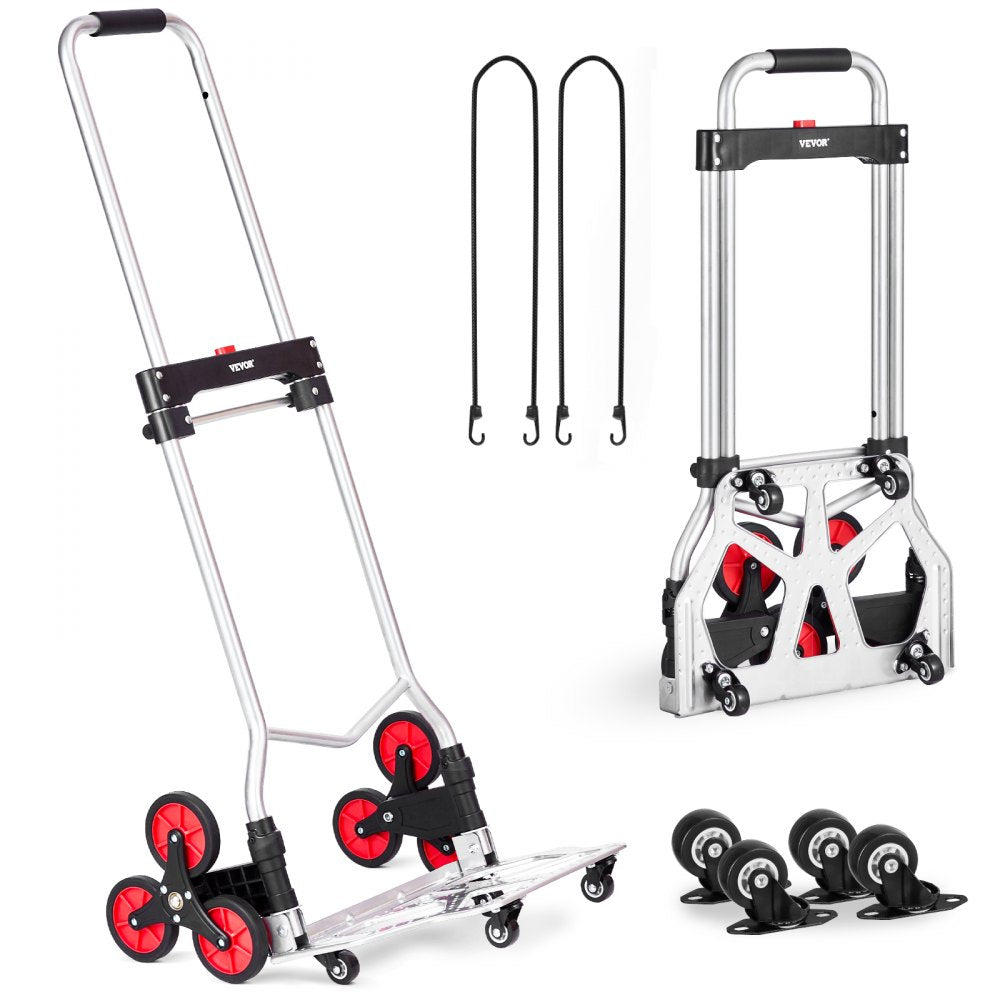 2022FKB - Heavy-Duty Stair Climbing Cart with 6 Wheels & Folding Design