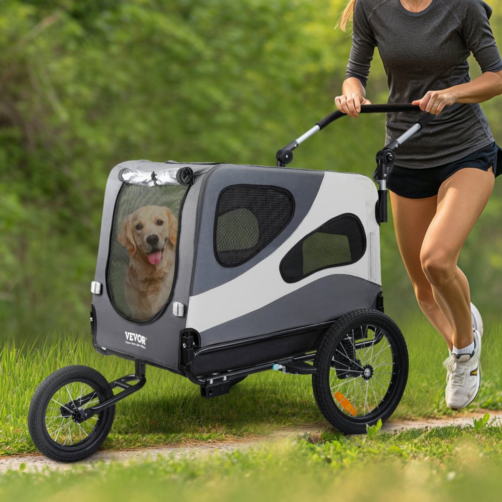 TS812 - 2-in-1 Pet Stroller & Bike Trailer, Holds Up to 100 lbs