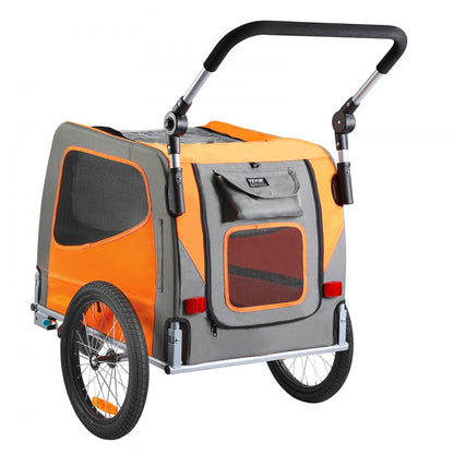 TS806 - Versatile Dog Bike Trailer & Stroller, Supports 66 lbs, Quick Connect
