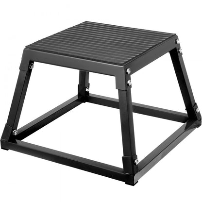 010122517272 - VEVOR 12" Plyometric Training Box for Home & Gym