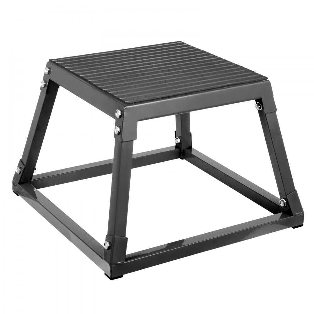 010122517272 - VEVOR 12" Plyometric Training Box for Home & Gym