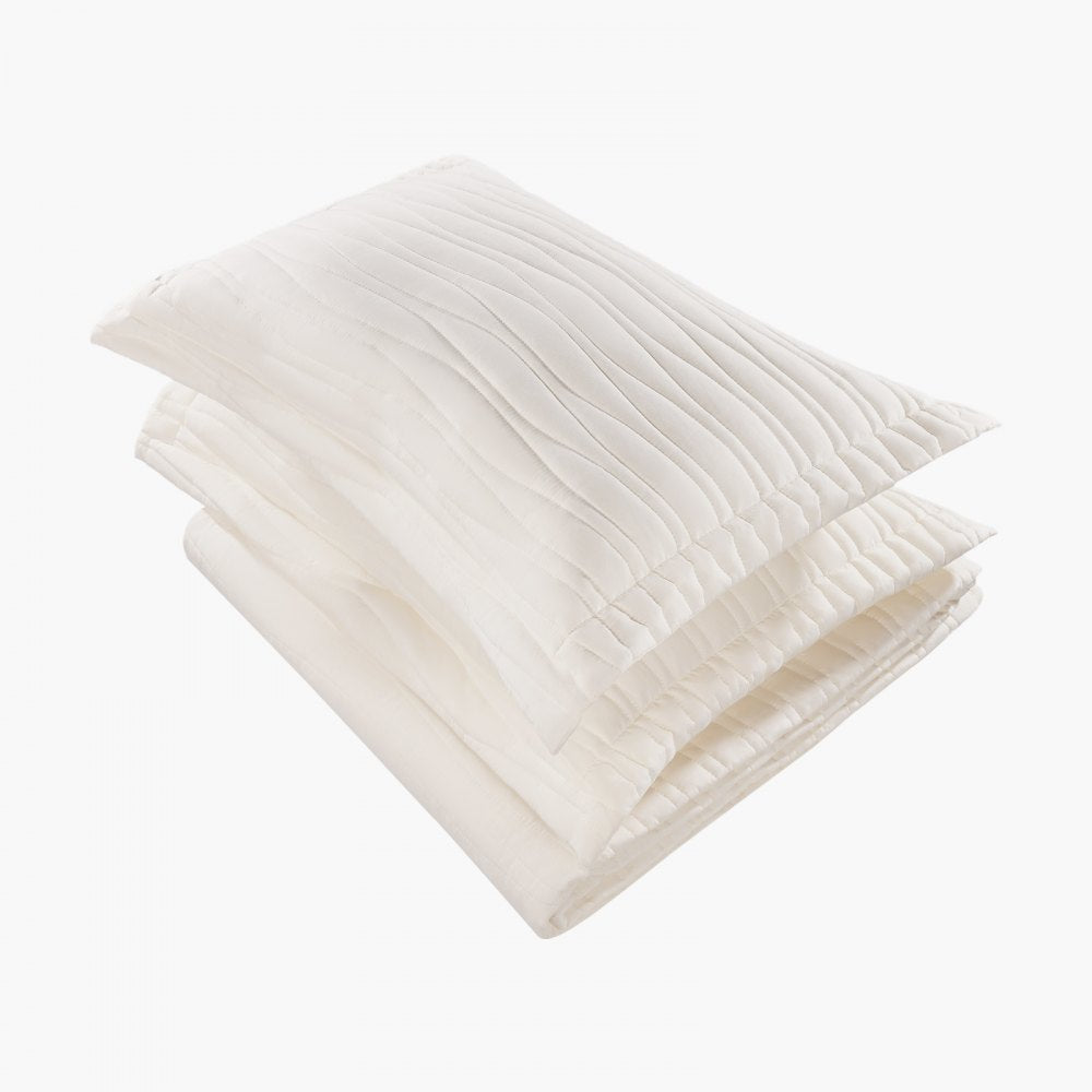 SYSH-P01K - King Quilt Set 106" x 96", Breathable Microfiber with Shams