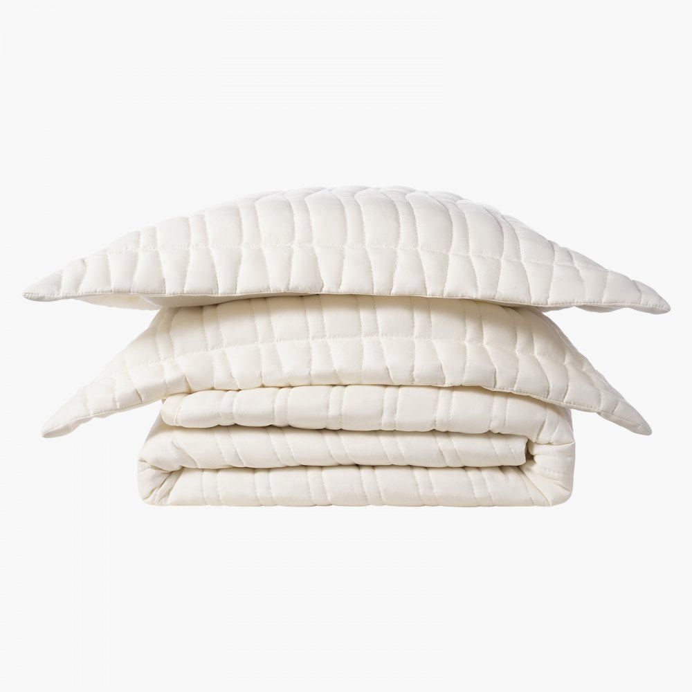 SYSH-P01K - King Quilt Set 106" x 96", Breathable Microfiber with Shams