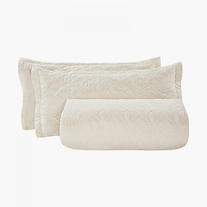 SYSH-C01 - King Size 3-Piece Cotton Quilt Set, 118" x 106"