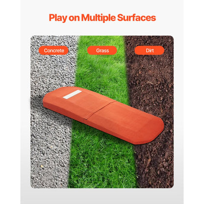 JNT-SS-03 - 127" Portable Pitching Mound with Non-Slip Turf and EVA Base