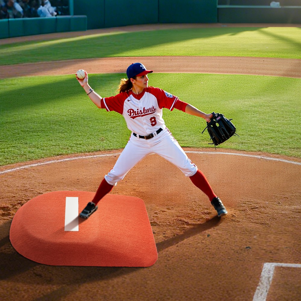 JNT-SS-02 - Portable 42" Pitching Mound with Non-Slip Rubber Plate