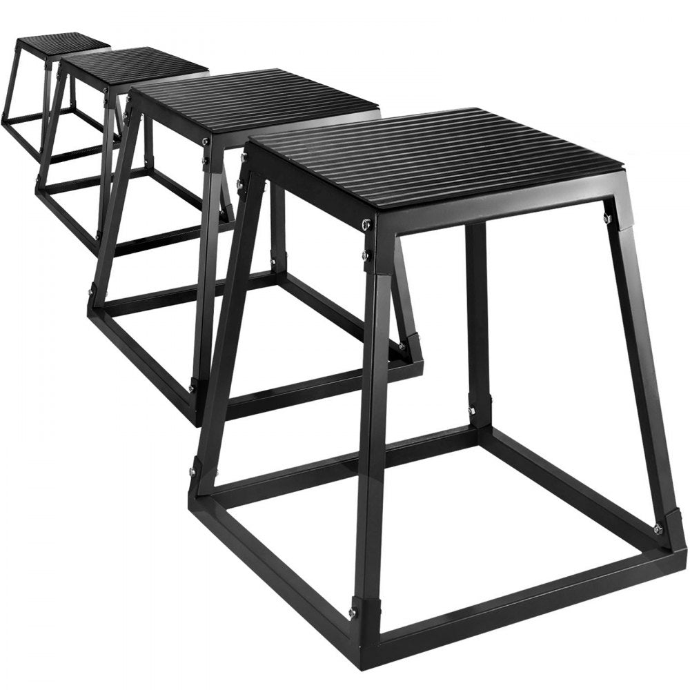 010114594315 - Set of 4 Durable Plyometric Boxes for Training