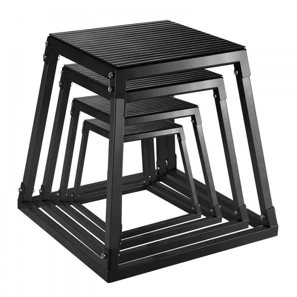 010114594315 - Set of 4 Durable Plyometric Boxes for Training