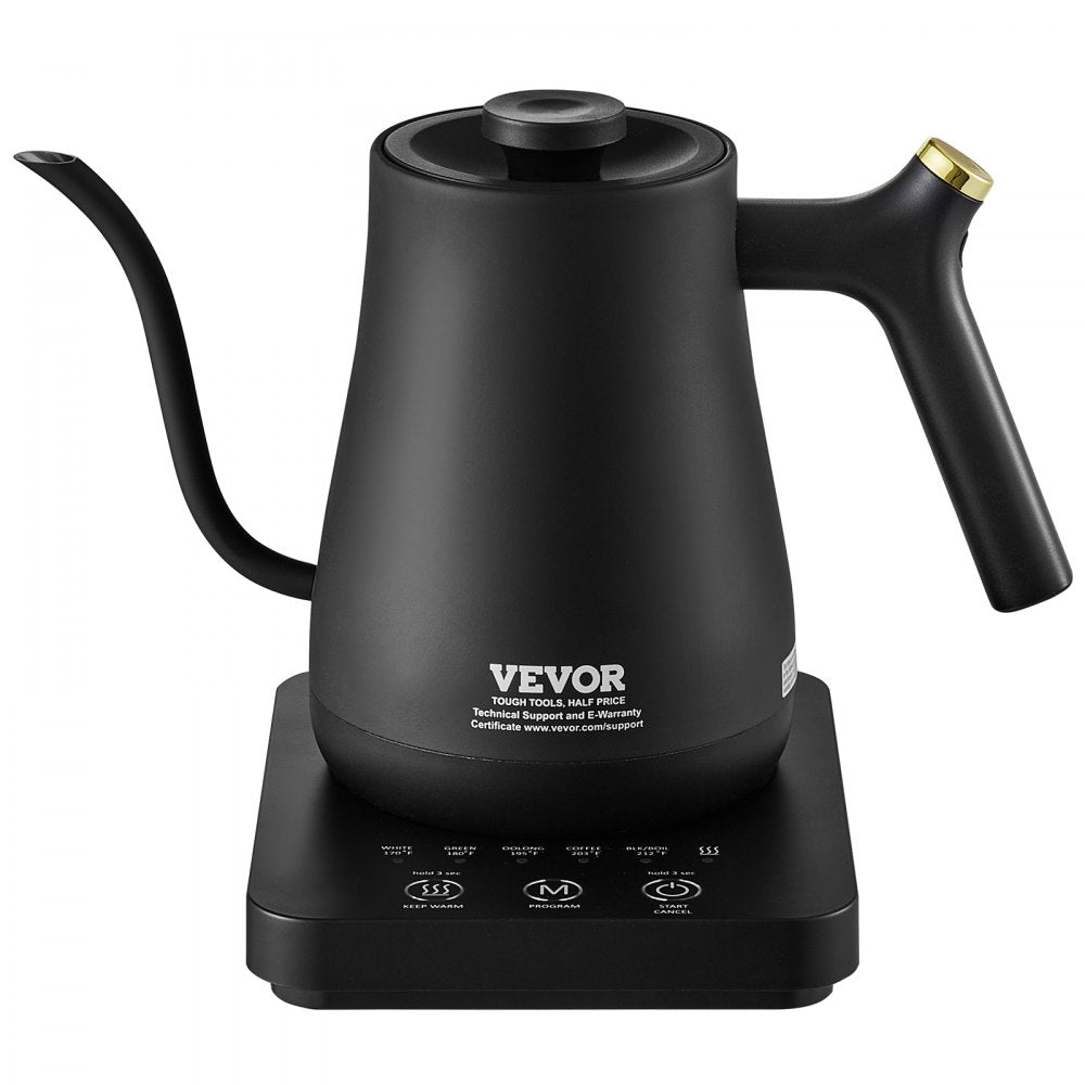 PY0805-WD - 1L Electric Gooseneck Kettle with Temperature Control