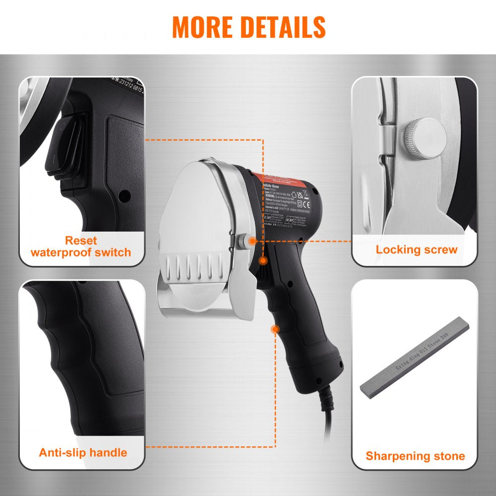 KS-100E-1 - Wireless Electric Shawarma Knife for Precise Meat Slicing