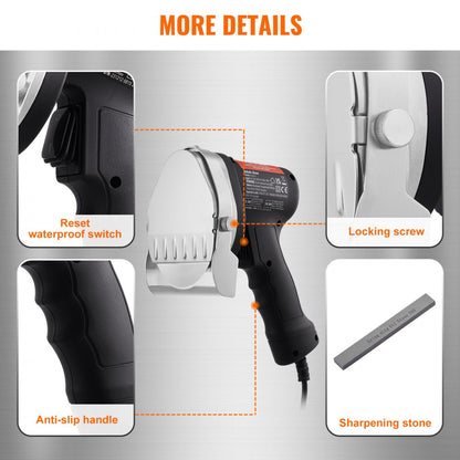 KS-100E-1 - Wireless Electric Shawarma Knife for Precise Meat Slicing