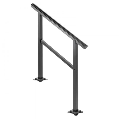 LZHG-3FT - Adjustable 36"x35" Outdoor Aluminum Handrail for 2-3 Steps