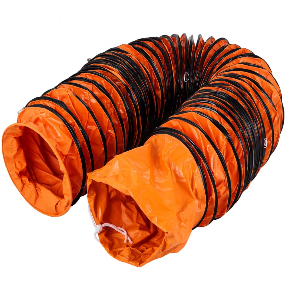 010416239889 - 25FT Flexible 12-inch PVC Ducting for Exhaust Fans