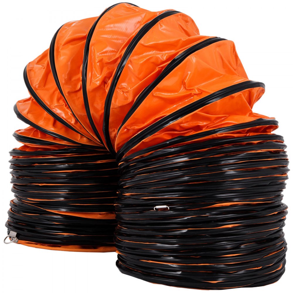 010416239889 - 25FT Flexible 12-inch PVC Ducting for Exhaust Fans
