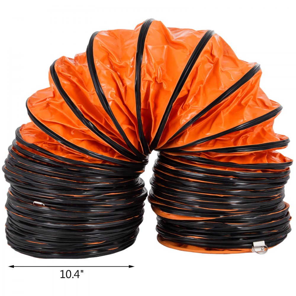 010750193881 - 32ft Flexible PVC Duct Hose for 12inch Blower Fans