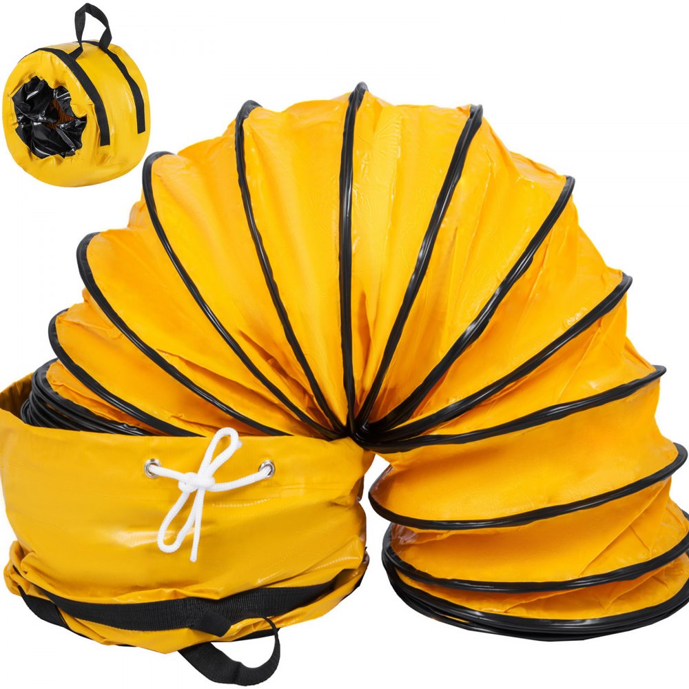 010765231905 - 12" Flexible PVC Duct with Quick-Connect and Storage Bag