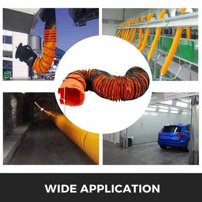 010527432090 - 10-Inch Flex Ducting Hose for HVAC, Durable PVC