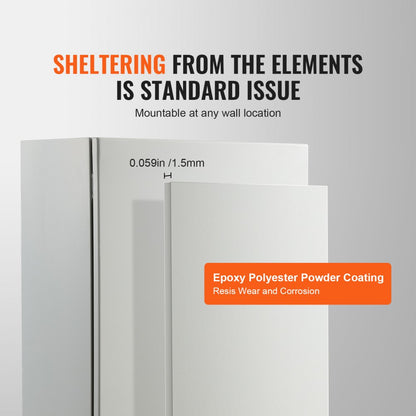 SPT-705025 - 28x20x10” Waterproof Cold Rolled Steel Electrical Enclosure